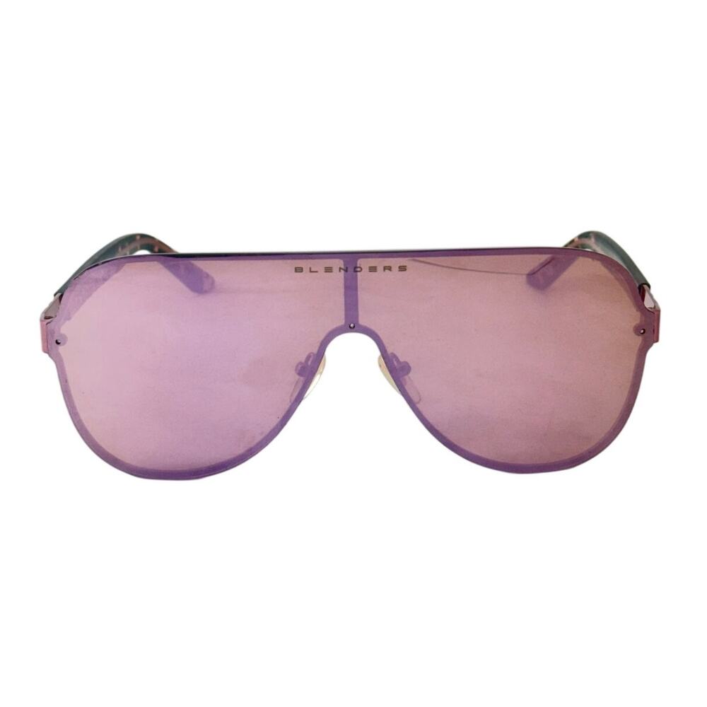 Blenders Falcon Prodigy Doll Pink Shield Sunglasses Mirrored Lens